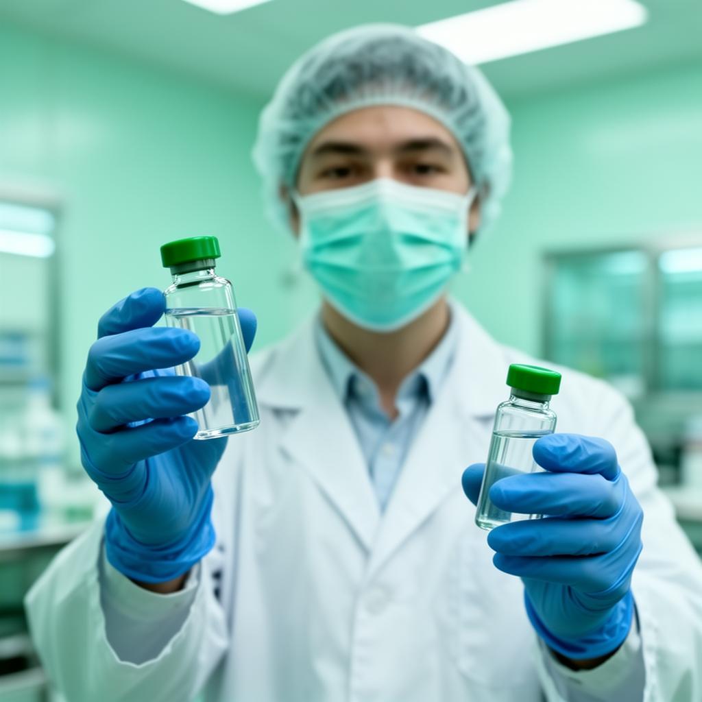 Pharmaceutical cleanroom scientist